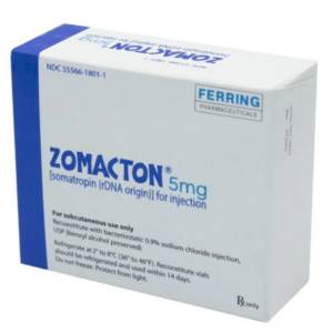 Hormona de crecimiento Zomacton 5 mg ($500)