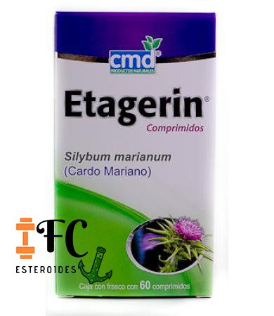 Etagerin cardo mariano (protector hepático) 60 comprimidos -$380-